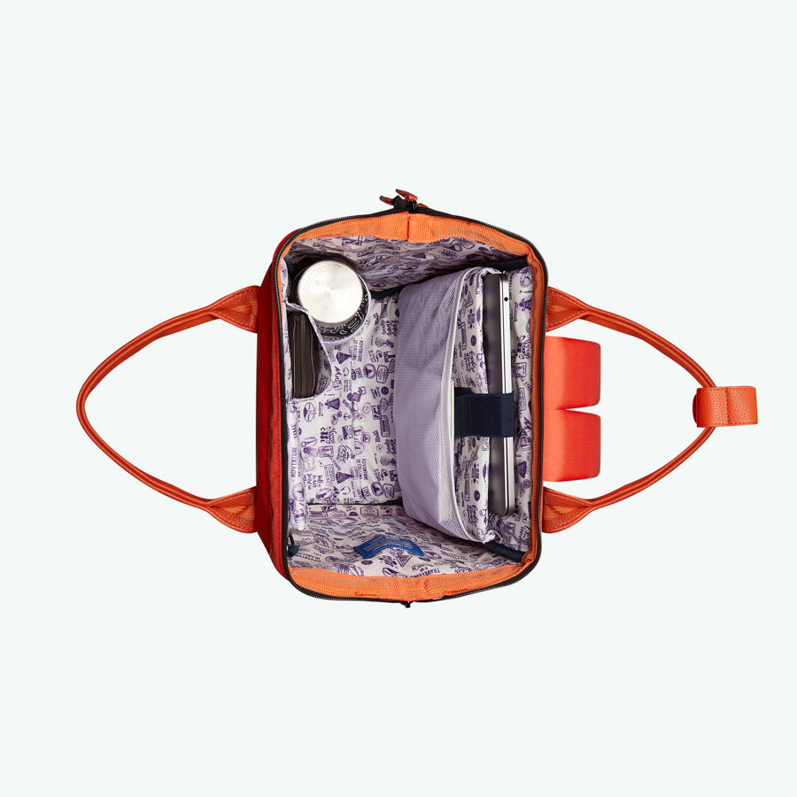 ALICANTE_MEDIUM_BACKPACK_ADVENTURER_ALICANTE_8 Cabaia Rucksack ALICANTE Medium mit Laptop-Fach - Orange - SALE