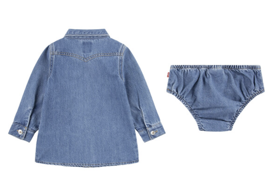 Levi's Mädchen Jeanskleid Drew me in - Blau - SALE Levi's Mädchen Jeanskleid Drew me in - Blau - SALE
