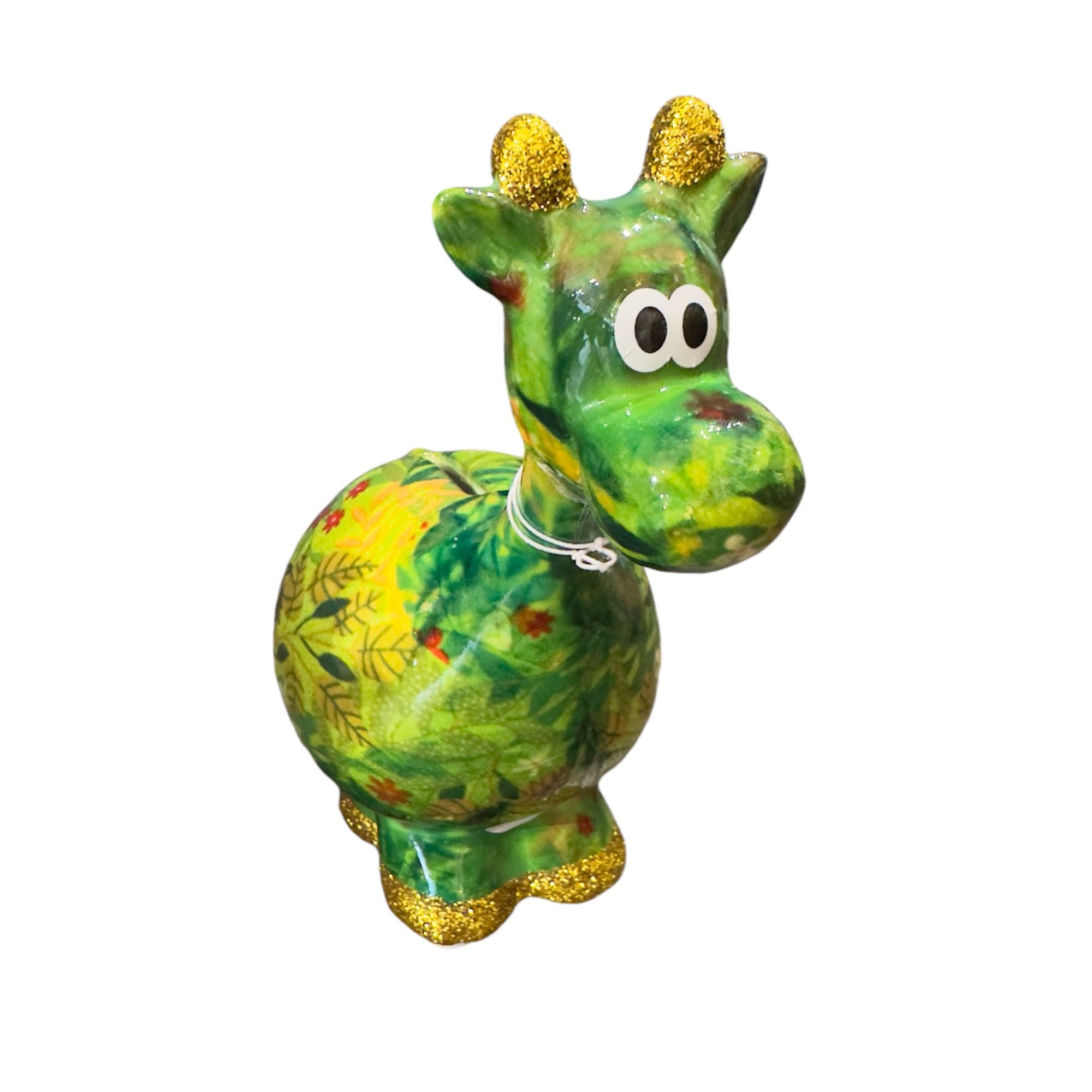 Pomme Pidou Spardose Giraffe - Grün Blätter Pomme Pidou Spardose Giraffe - Grün Blätter