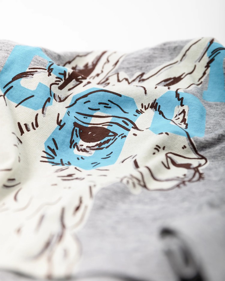 AO 76 Langarmshirt MAT in Grau - Lama - SALE
