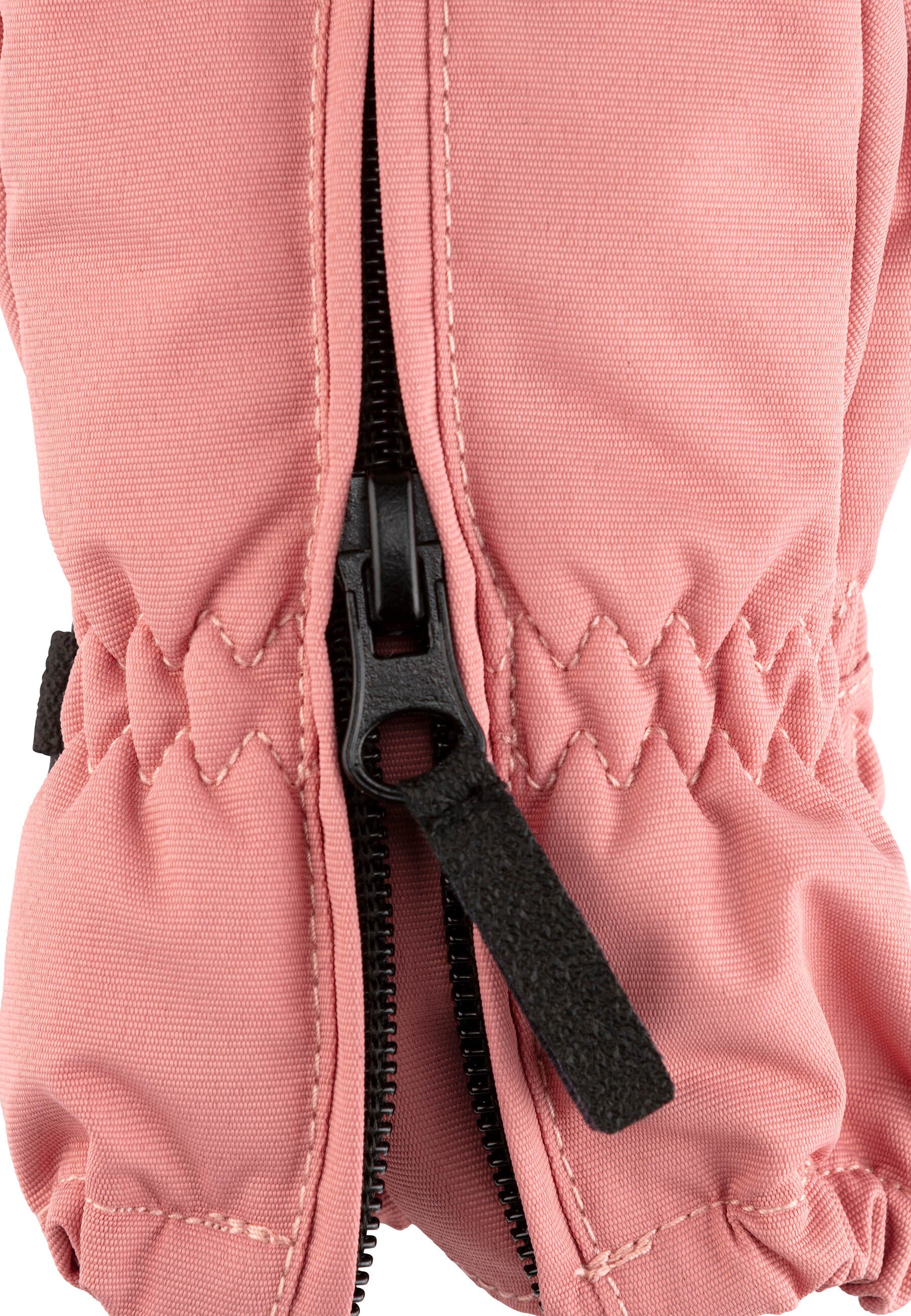 Sterntaler Fäustlinge Schneehandschuhe mit Reißverschluss in Rosa