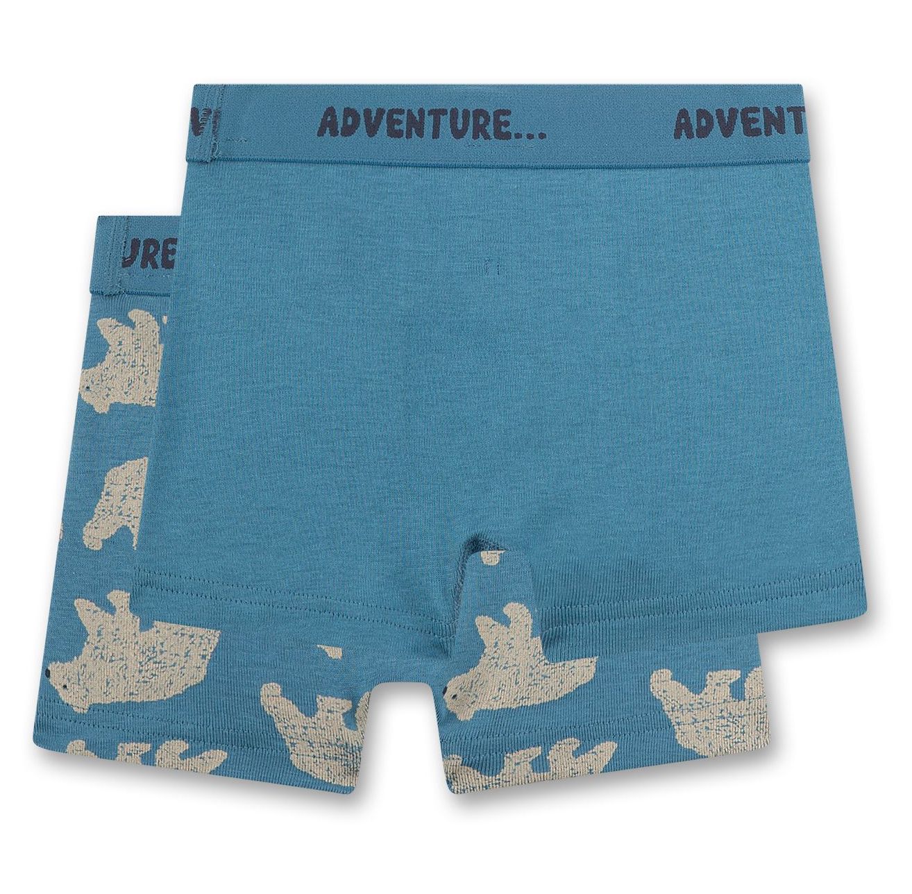 Sanetta Jungs Boxershorts 2er Set - Uni Blau + Eisbären Sanetta Jungs Boxershorts 2er Set - Uni Blau + Eisbären
