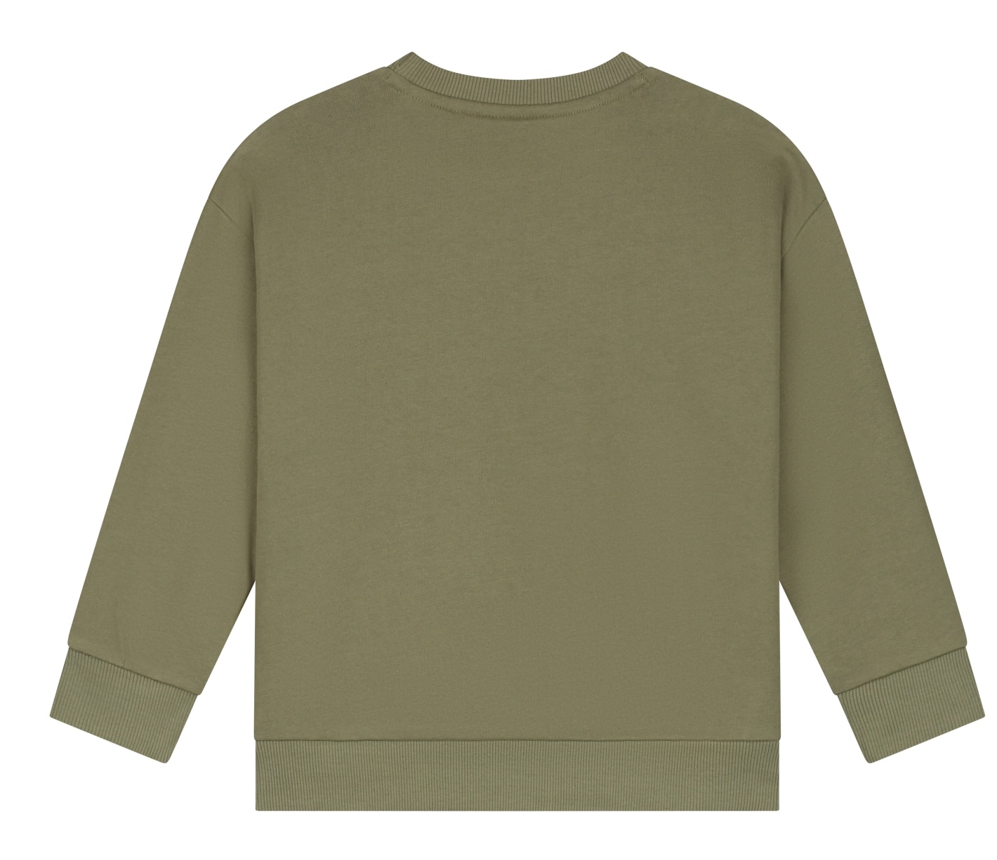 Babyface Stains & Stories Sweatshirt in Army Grün - Neon Smiley Babyface Stains & Stories Sweatshirt in Army Grün - Neon Smiley