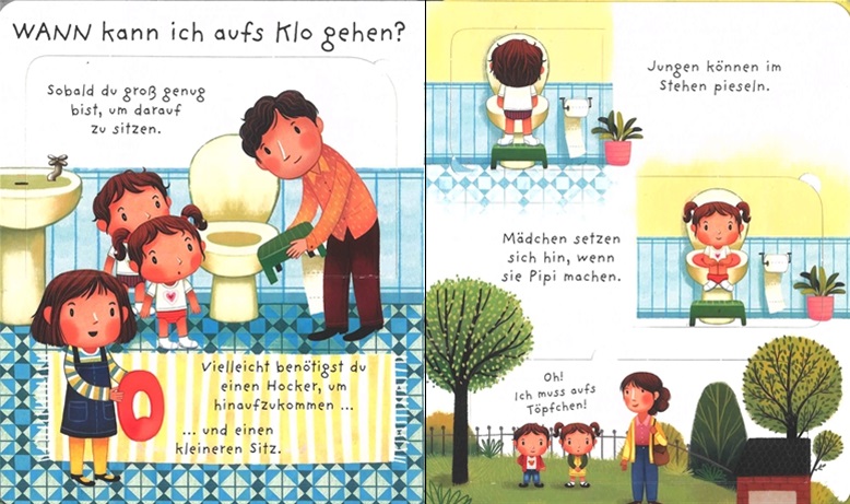 Usborne Windel, Töpfchen & Klo - Wohin mit dem Popo?