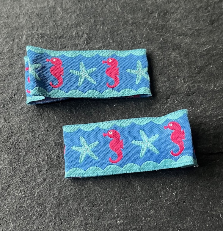 Wowzers Designer Clips - Seepferd - 1 Paar 