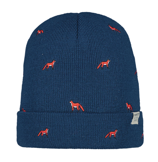 Barts Kids Vinson Beanie Mütze in Blau - Fuchs