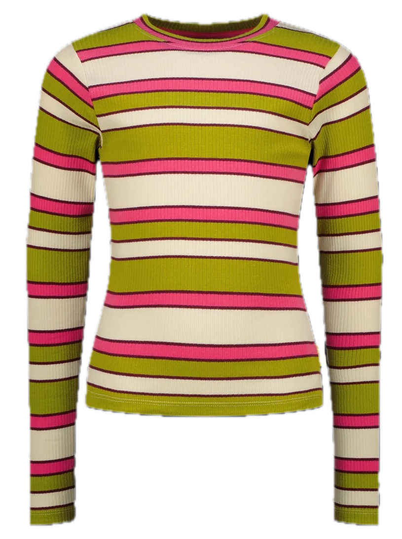 Vingnio Mädchen langarm Top Icon stripe - Golden Lime Vingnio Mädchen langarm Top Icon stripe - Golden Lime