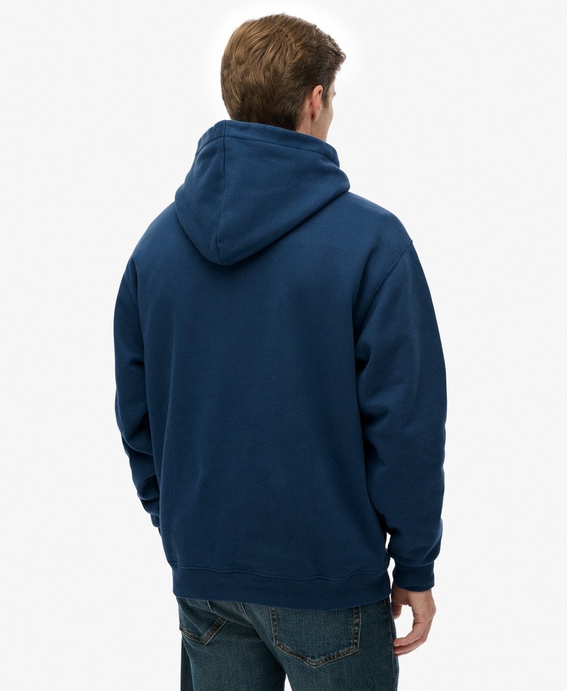 Superdry Herren Hoodie Vintage Athletics Oversized - Insigna Blau
