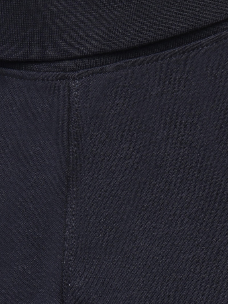 Minymo Baby Sweathose in Dark Sapphire Blau mit Babybund
