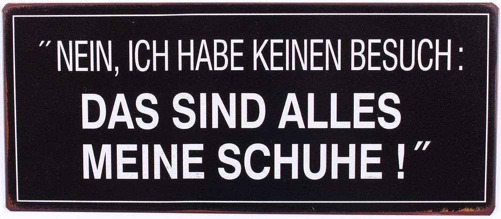 Lafinesse Metal Schild - Meine Schuhe
