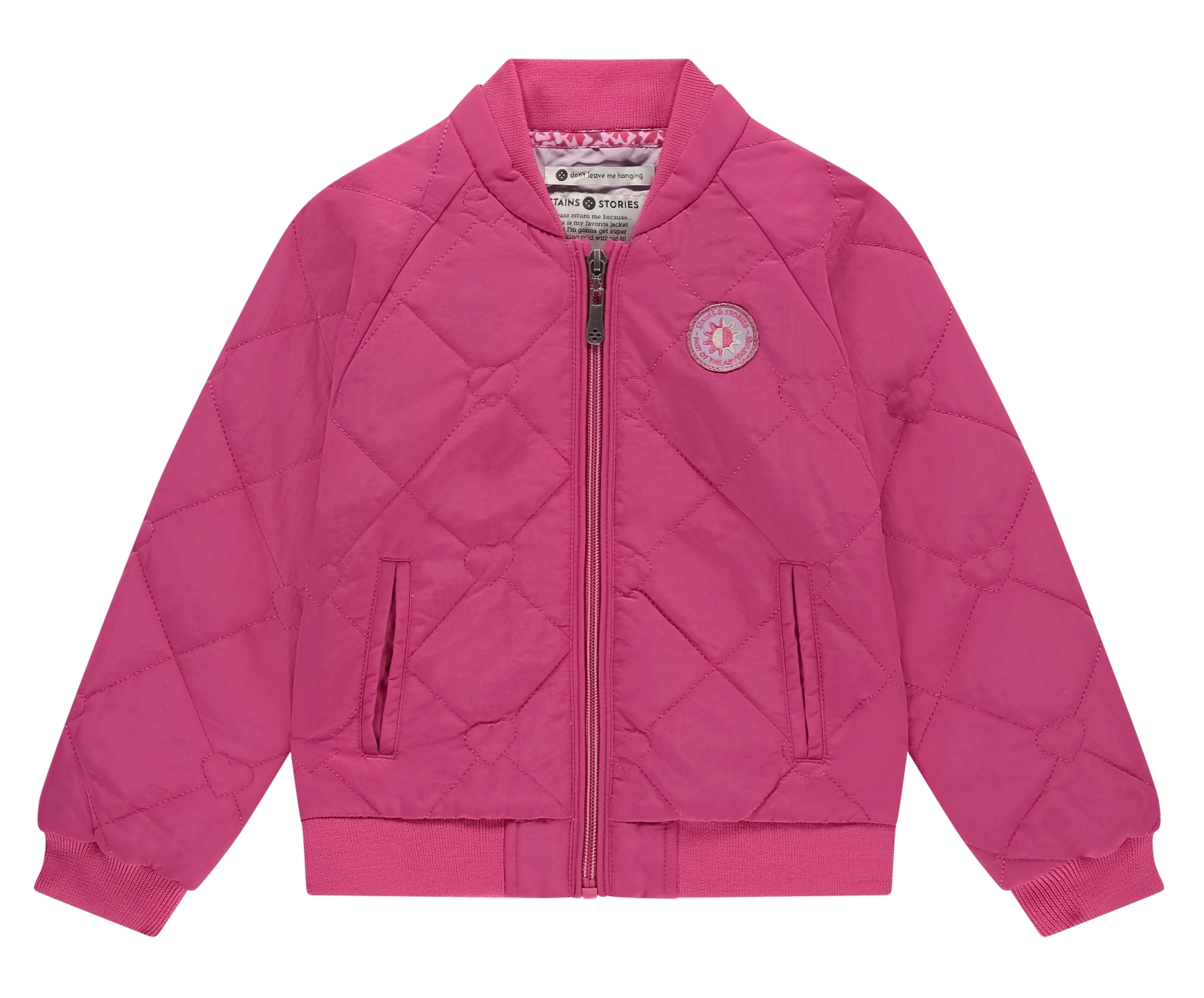 Babyface Stains & Stories Mädchen Steppjacke mit Herzen in Pink - SALE Babyface Stains & Stories Mädchen Steppjacke mit Herzen in Pink - SALE