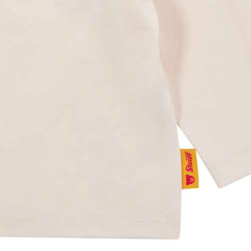 Steiff Baby Langarm Shirt in Creme mit Bär mit Kirschen - LOVE Steiff Baby Langarm Shirt in Creme mit Bär mit Kirschen - LOVE
