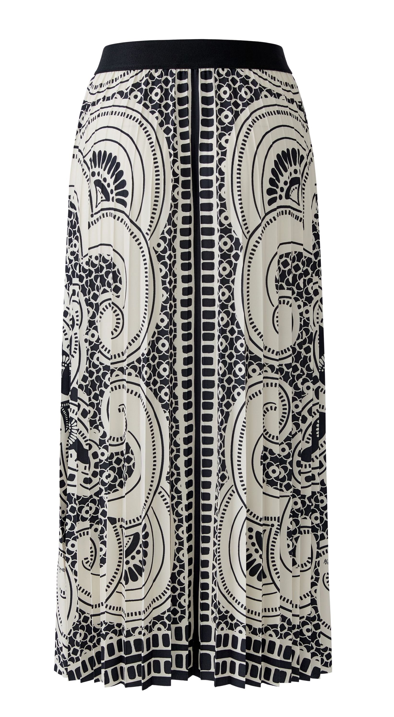 MIss Lagotte Plisseerock Life is a Party - offwhite/Schwarz MIss Lagotte Plisseerock Life is a Party - offwhite/Schwarz
