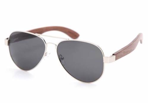 13004-1659-6396-1_large C3 Sonnenbrille Polarized - Rio in Silver Rahmen / Graues Glas