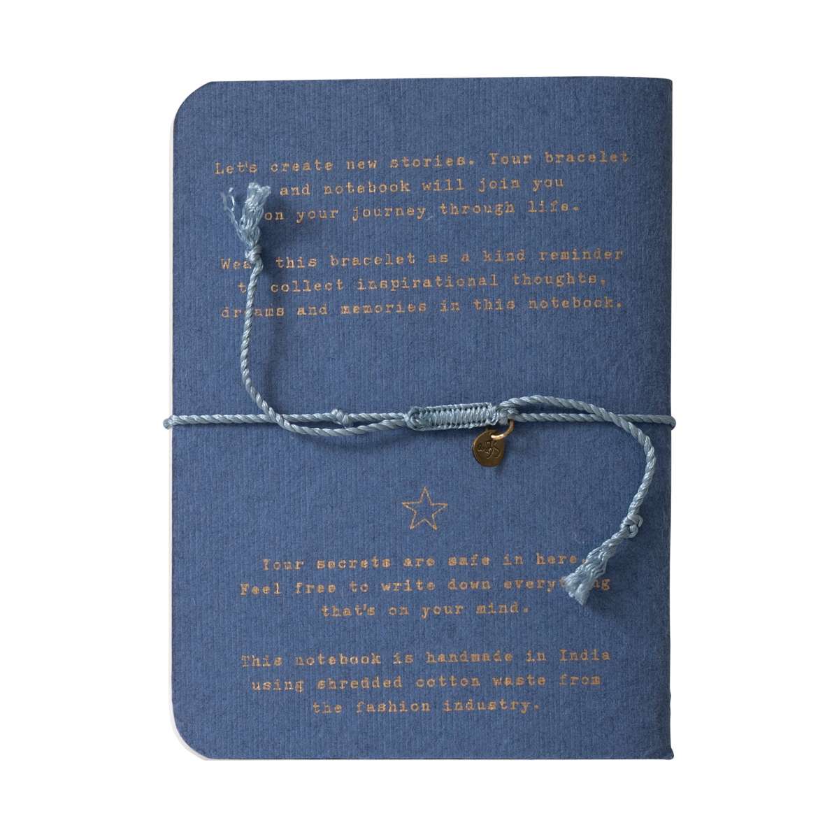 A Beautiful Story Notebook mit Charm Armband- Dankbarkeit - Gratitude - SALE