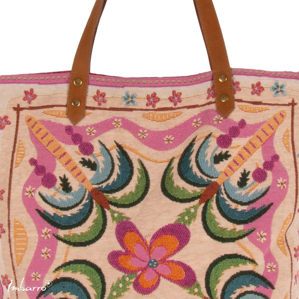 Imbarro Shopper Tasche mit Palmen 