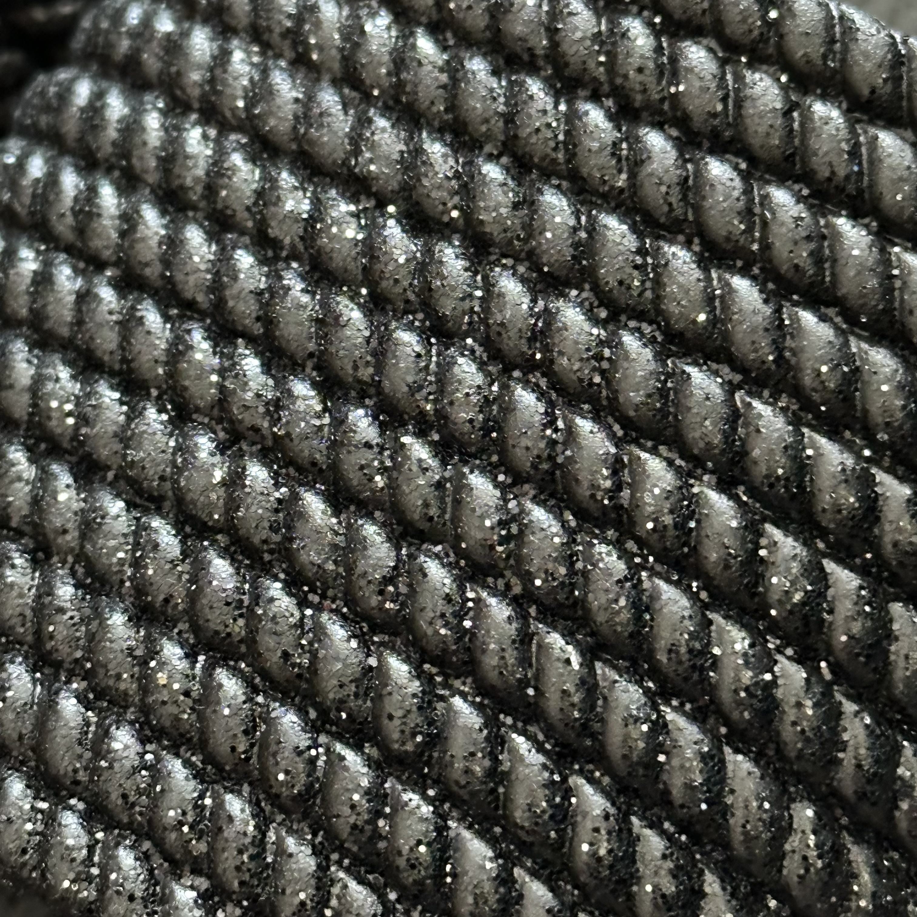 Siebi´s Sandale/Badeschuhe Marbella - Schwarz Glitzer - SALE