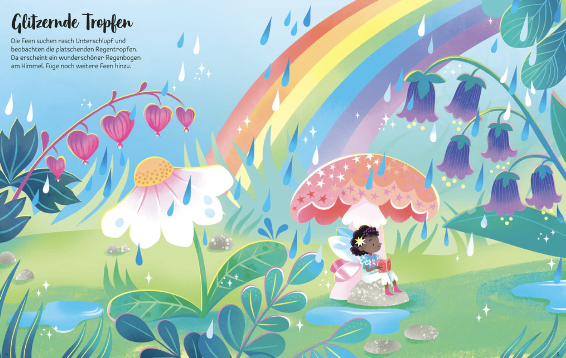 Usborne Mein erstes Glitzer-Stickerbuch - Funkelnde Feen
