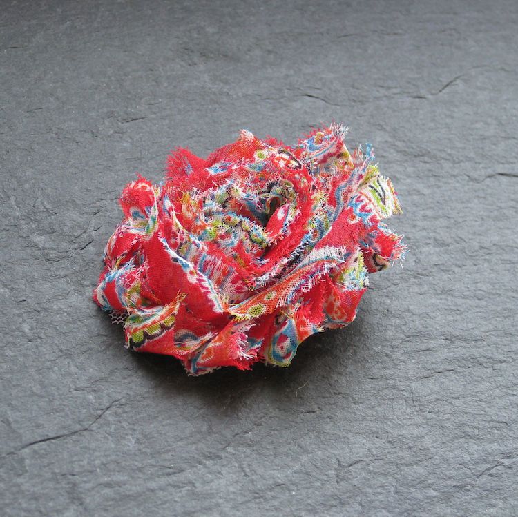 Wowzers Blütenclips - Shabby Chic für Haare & Kleidung - Paisley