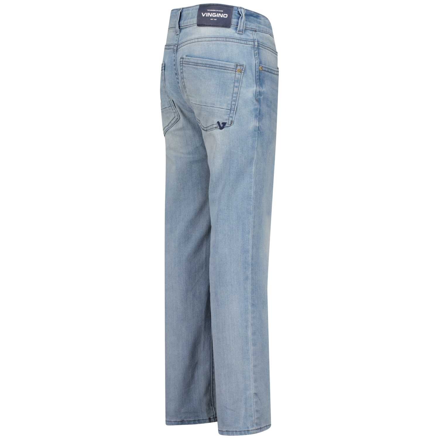 Vingino Baggio Icon Regular Fit Jungs Jeans - Light Indigo