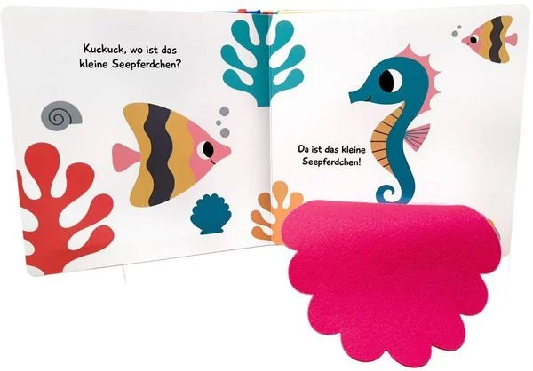 Coppenrath Mein Filz-Fühlbuch: Kuckuck, kleiner Delfin!