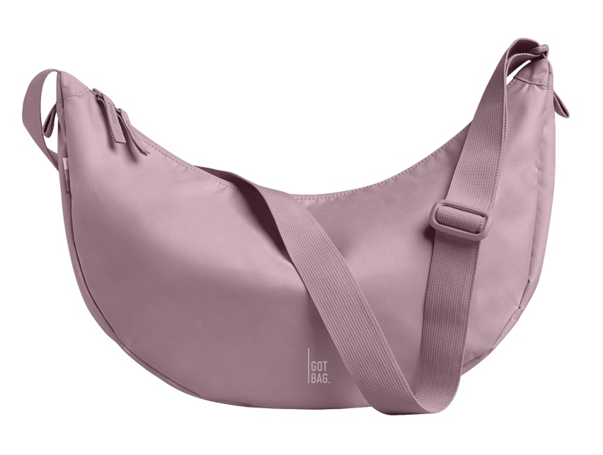 GOT BAG MOON BAG LARGE MONOCHROME CALAMARY - Large Crossbody in Altrosa