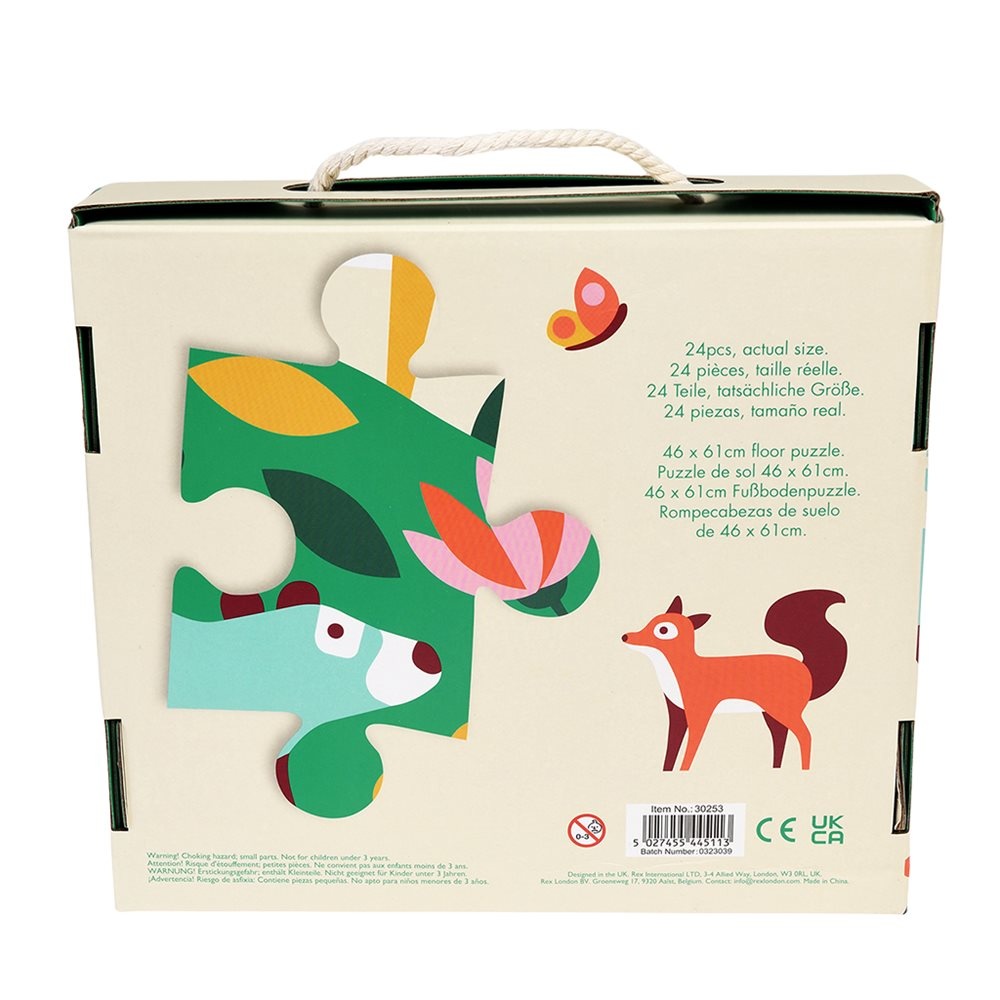 Rex London Bodenpuzzle Woodland - Waldtiere