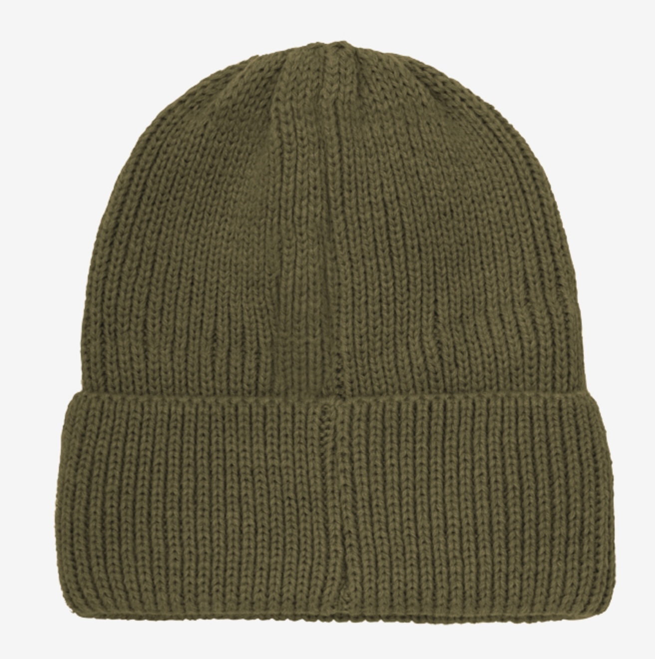 Color Kids Beanie mit Logo in Olive