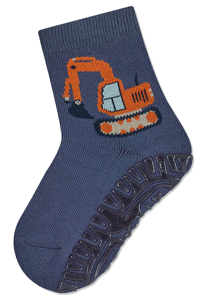 42711-62010716cb2d9_1024x1024 Sterntaler Fliesen Flitzer Stoppersocken Bagger - Blau