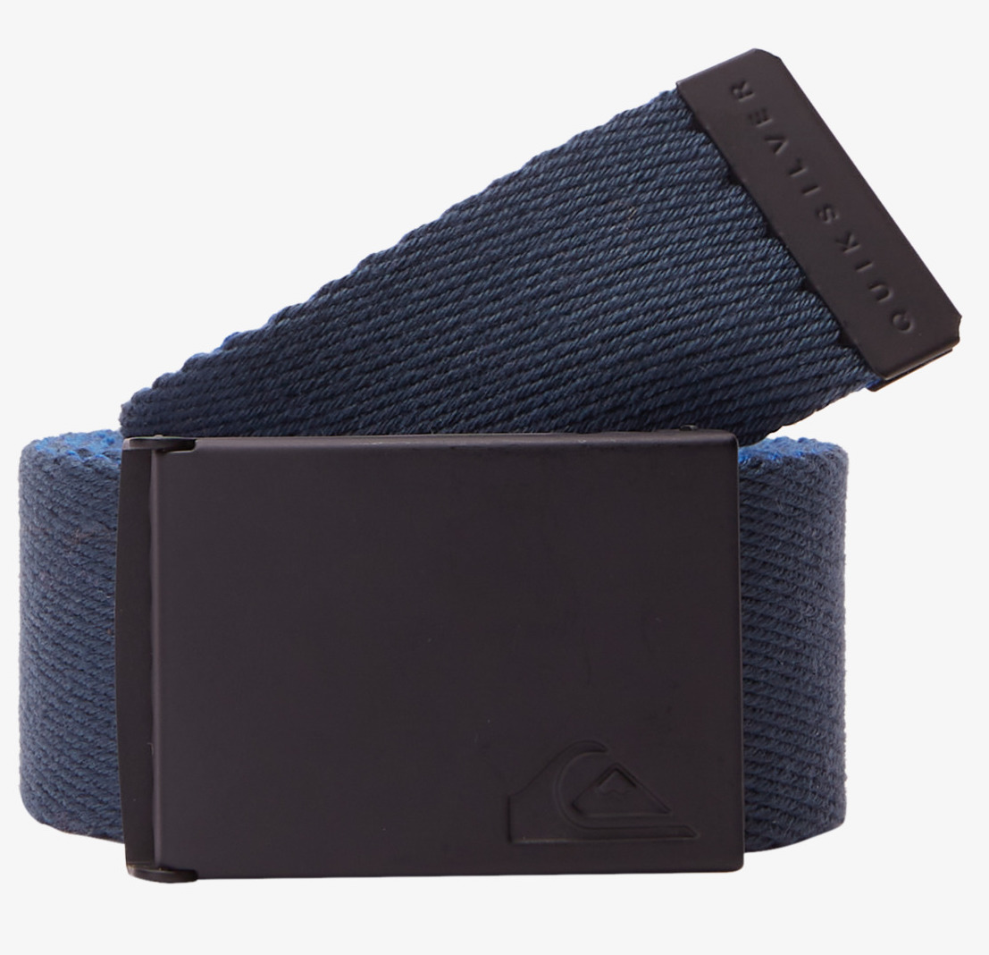eqyaa03912_quiksilver-p_bsl0_frt1 Quiksilver Gürtel The Jam Webgürtel zum Wenden für Männer in Navy & Royalblau