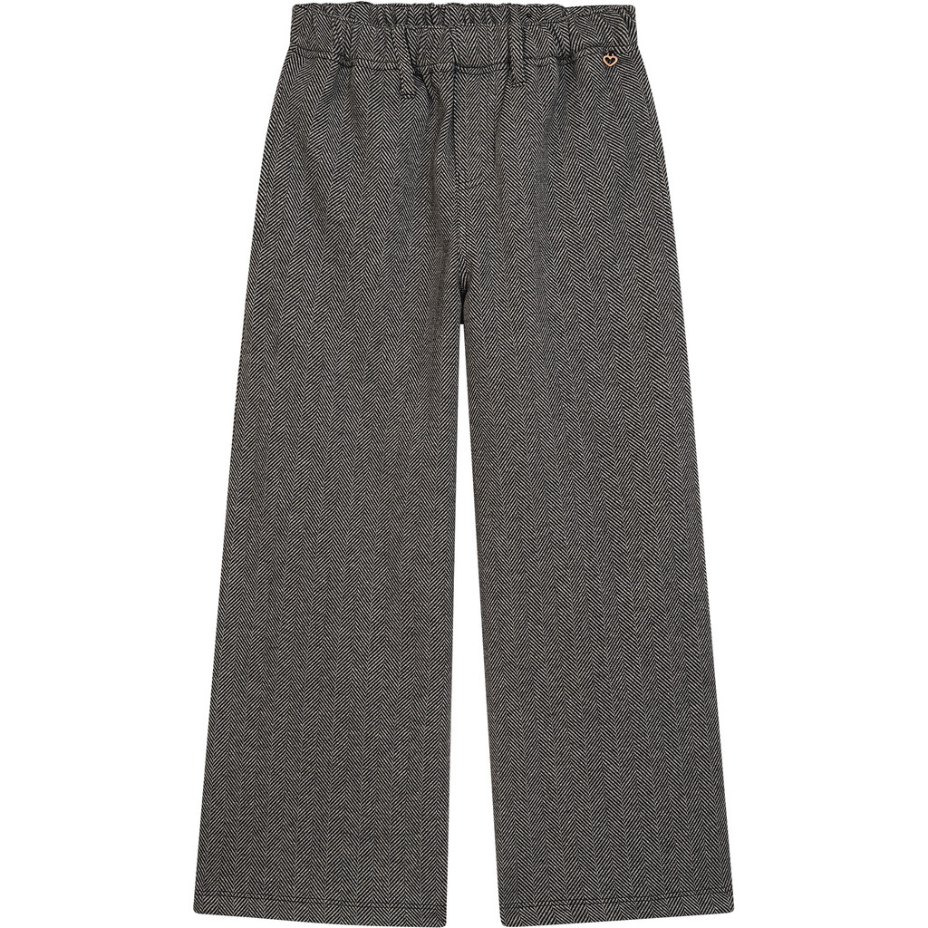Danamade DLIVA Herringbone Hannetritt Stretch Chino in Schwarz Grau