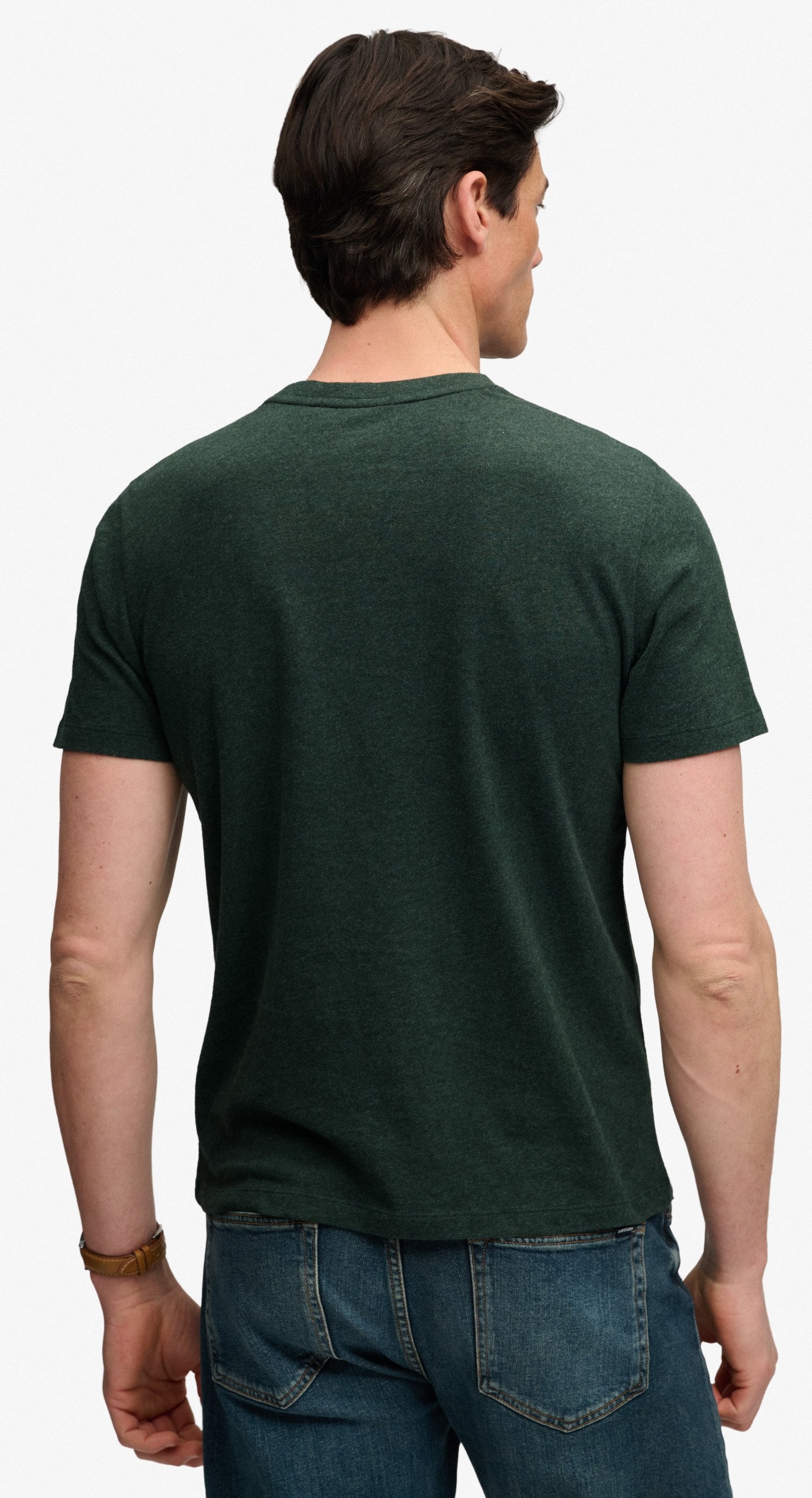 Superdry Herren outdoors Mountain T-Shirt in Denver Green Marl Superdry Herren outdoors Mountain T-Shirt in Denver Green Marl