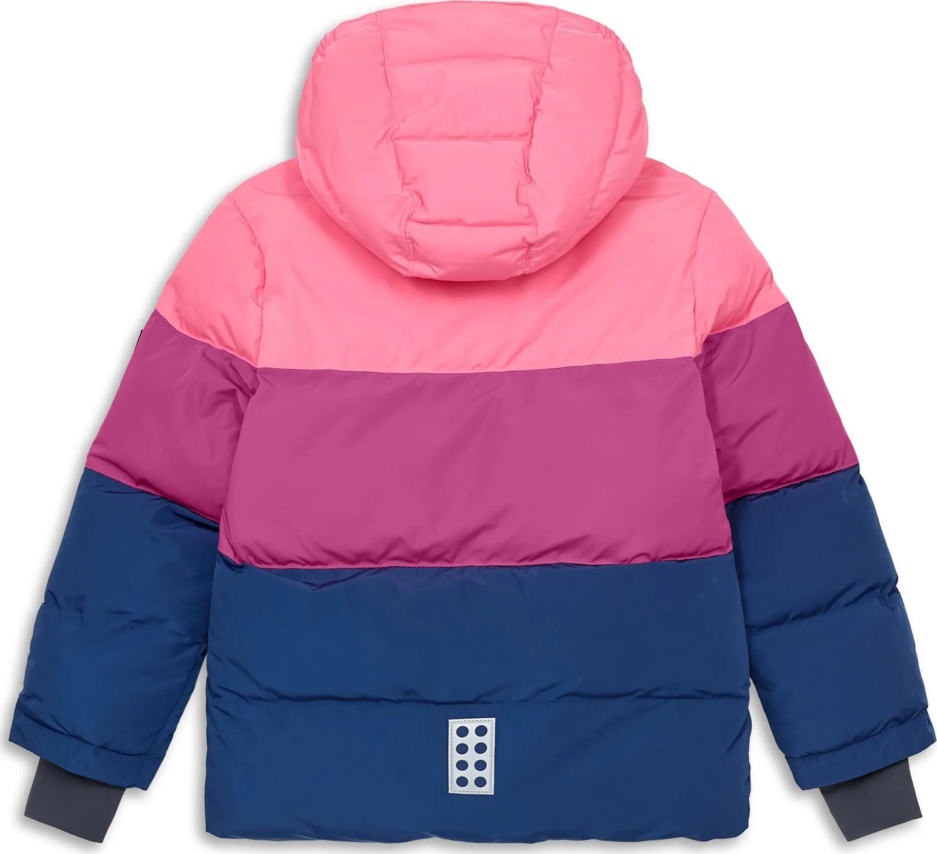 LEGO Kidswear LWJAZ Winterjacke Blockstreifen - Neon/Pink/Blau - SALE