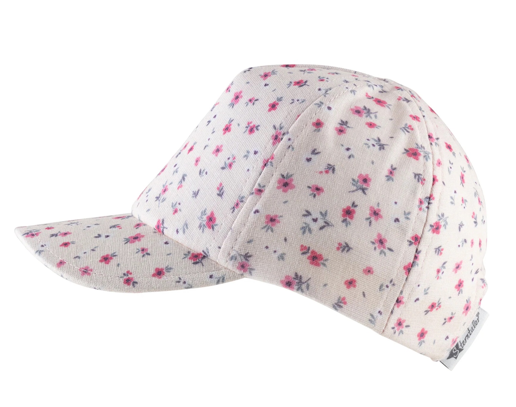 Sterntaler Cap Basecap aus Baumwolle mit Größenregulierung - Blumen Allover Sterntaler Cap Basecap aus Baumwolle mit Größenregulierung - Blumen Allover