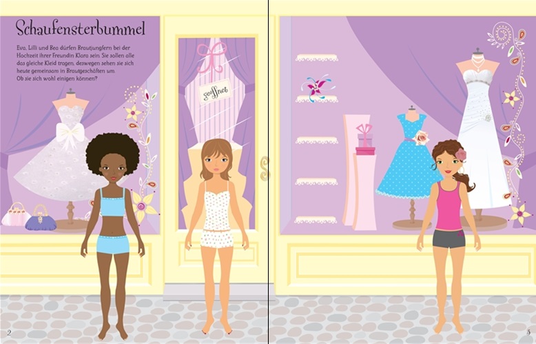 Usborne Mein Anziehpuppen-Stickerbuch: Traumhochzeit