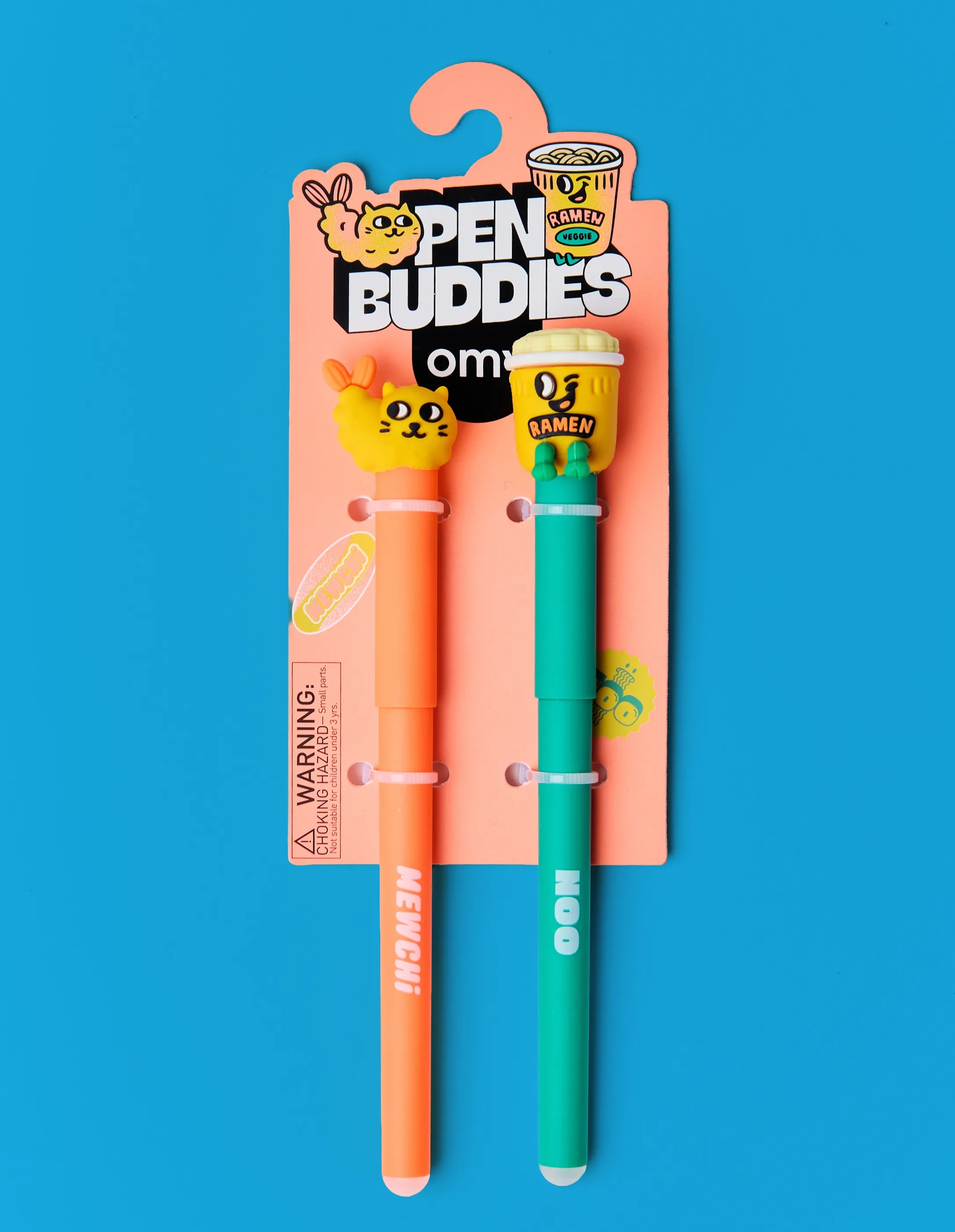 OMY Gelstift Set Pen Buddies - Newchi + Noo - Ramen & Tempura Shrimp OMY Gelstift Set Pen Buddies - Newchi + Noo - Ramen & Tempura Shrimp