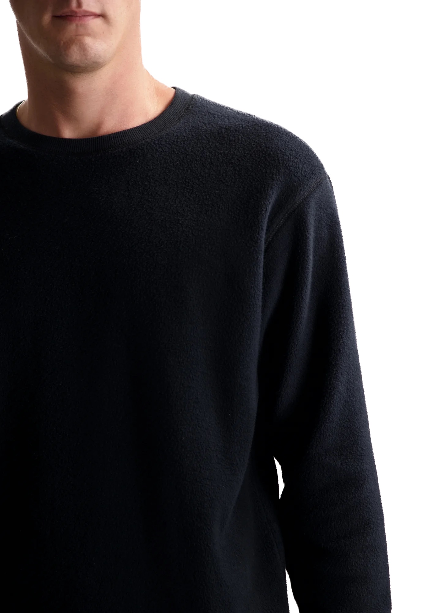 DSTREZZED Fleece Pullover Landon - Dunkelblau - SALE