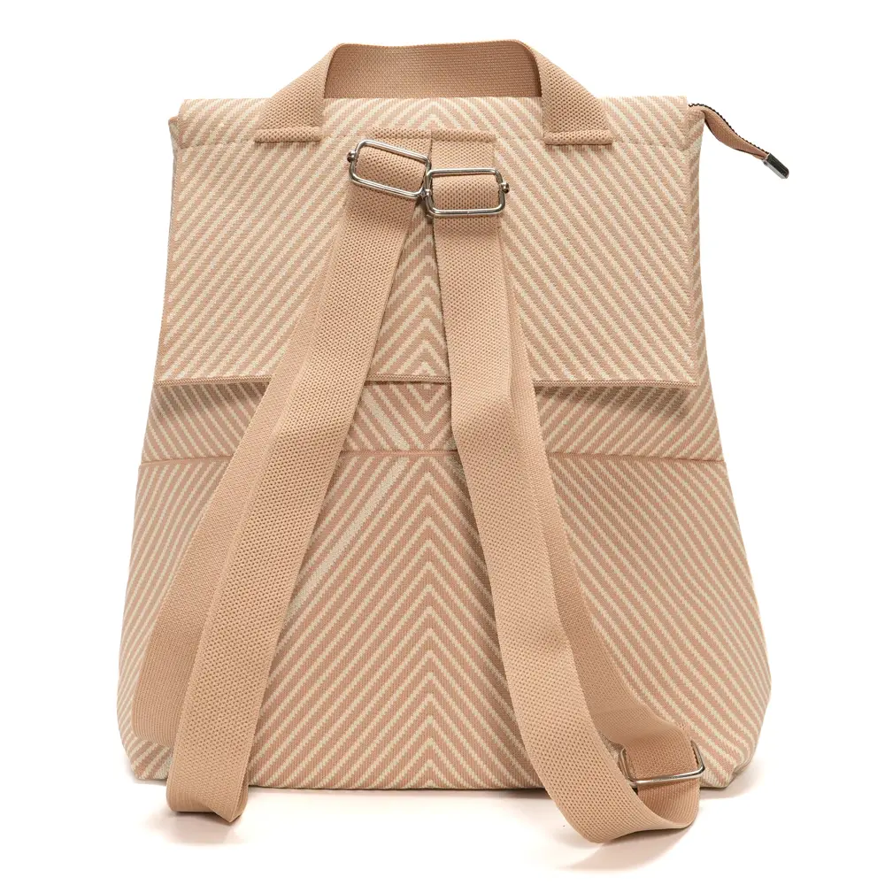 LOT83 Rucksack Romy in Vanilla Beige Creme Zick Zack LOT83 Rucksack Romy in Vanilla Beige Creme Zick Zack