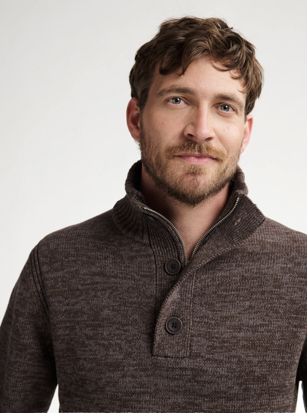 Petrol Industries Herren Strickpullover Logan in Braun Petrol Industries Herren Strickpullover Logan in Braun