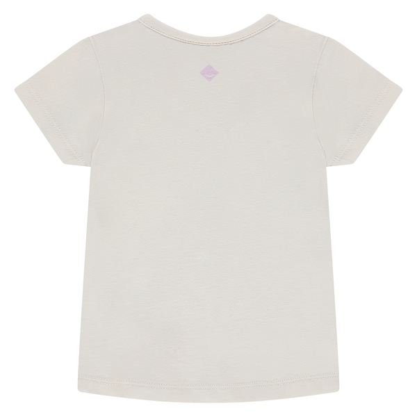 Babyface Baby Mädchen Kurzarm T-Shirt in Ivory Creme - Cherry Ice Cream