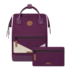TDM_S24_ADVENTURER_MEDIUM_KINGSTON_3701328393061_01 Cabaia Rucksack KINGSTON Medium mit Laptop-Fach - Violett