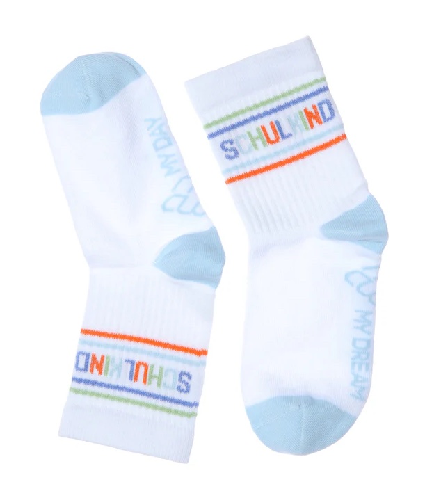My Day My Dream Schulkind Socken in Blau & Grün