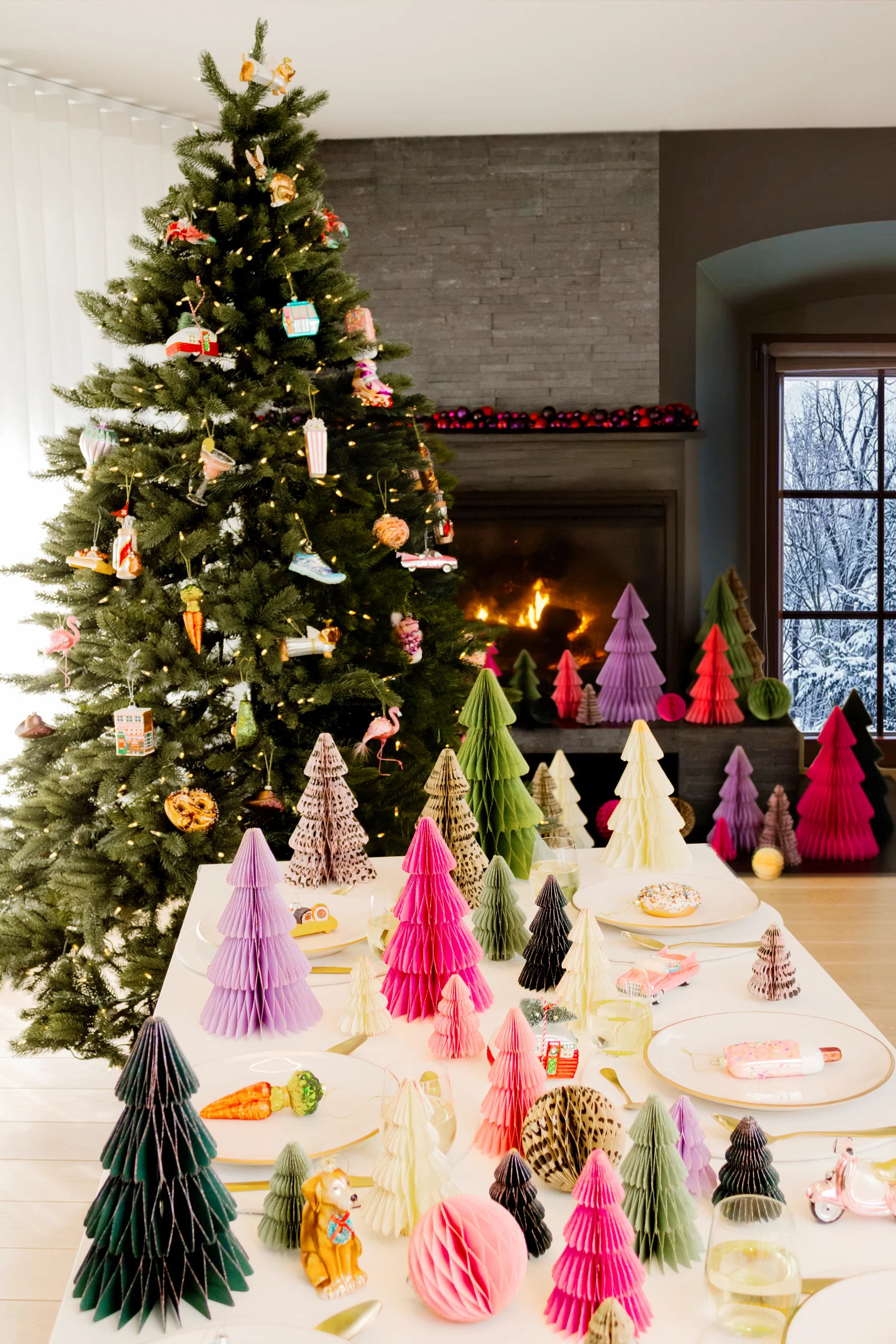 By Vivi Christmas Deko - Weihnachtsbaum Anhänger - Flamingo