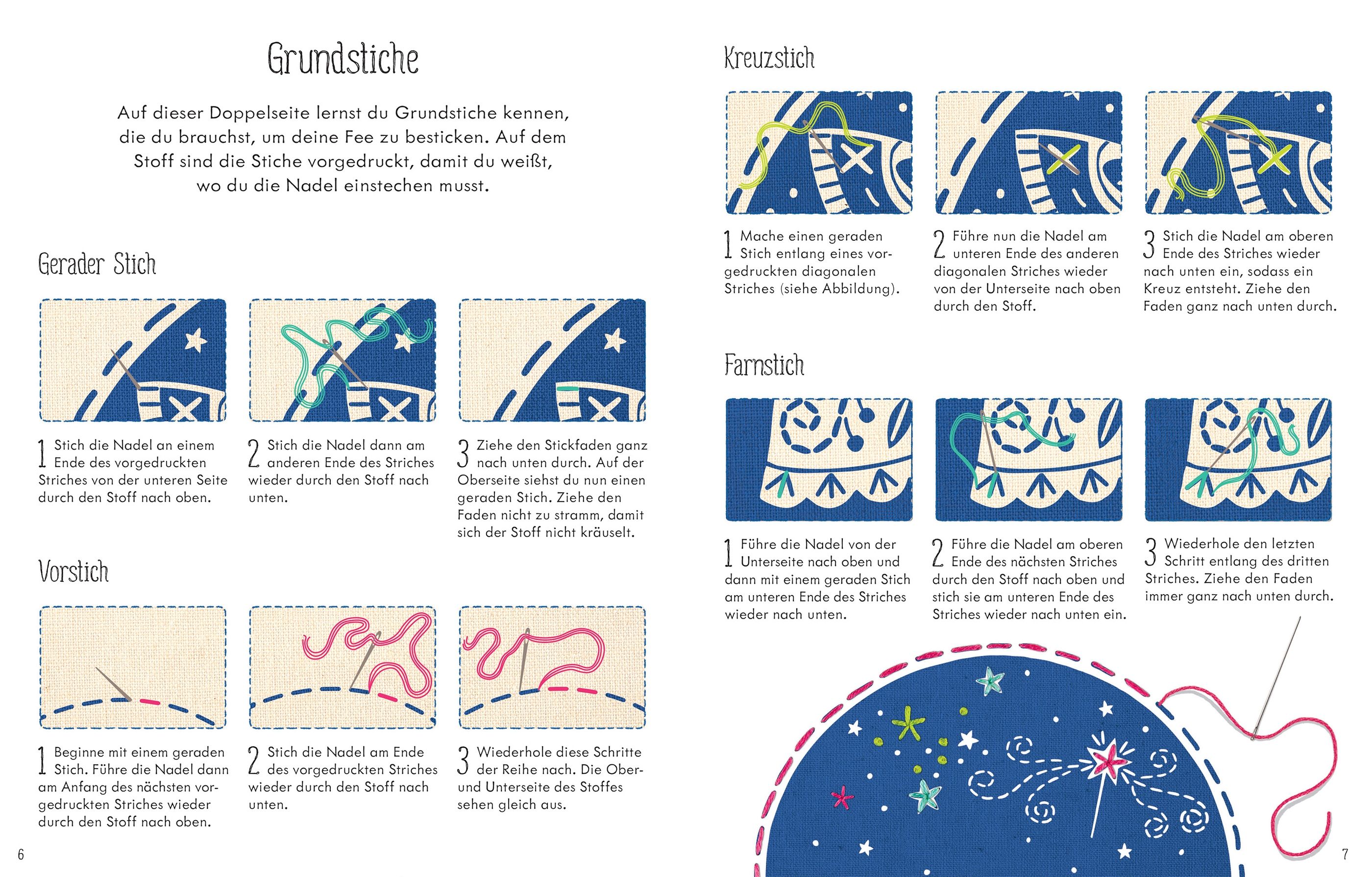 Usborne Alles drin! Mein erstes Stickset: Feenzauber
