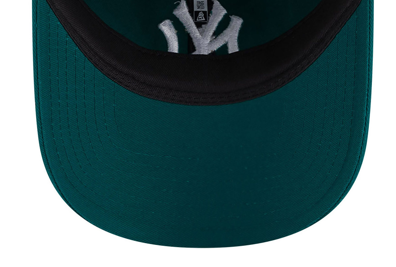 New Era New York Yankees League Essential 9FORTY Verstellbare Cap in Grün