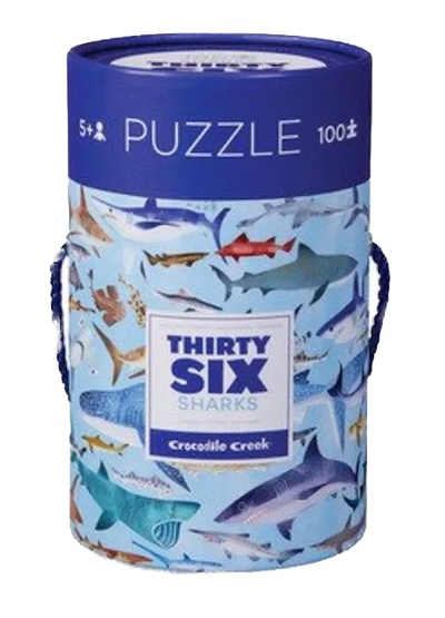 Crocodile Creek Puzzle - Sharks - 36 Haifische - 100 Teile