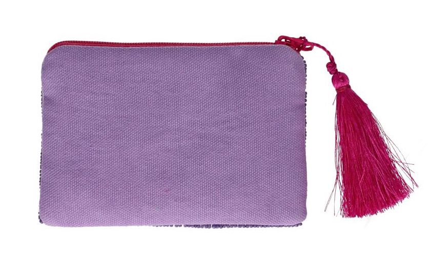 The Gift Company Elodie Kosmetiktasche XS mit Perlen & Glitzer Pailetten - Smiley The Gift Company Elodie Kosmetiktasche XS mit Perlen & Glitzer Pailetten - Smiley