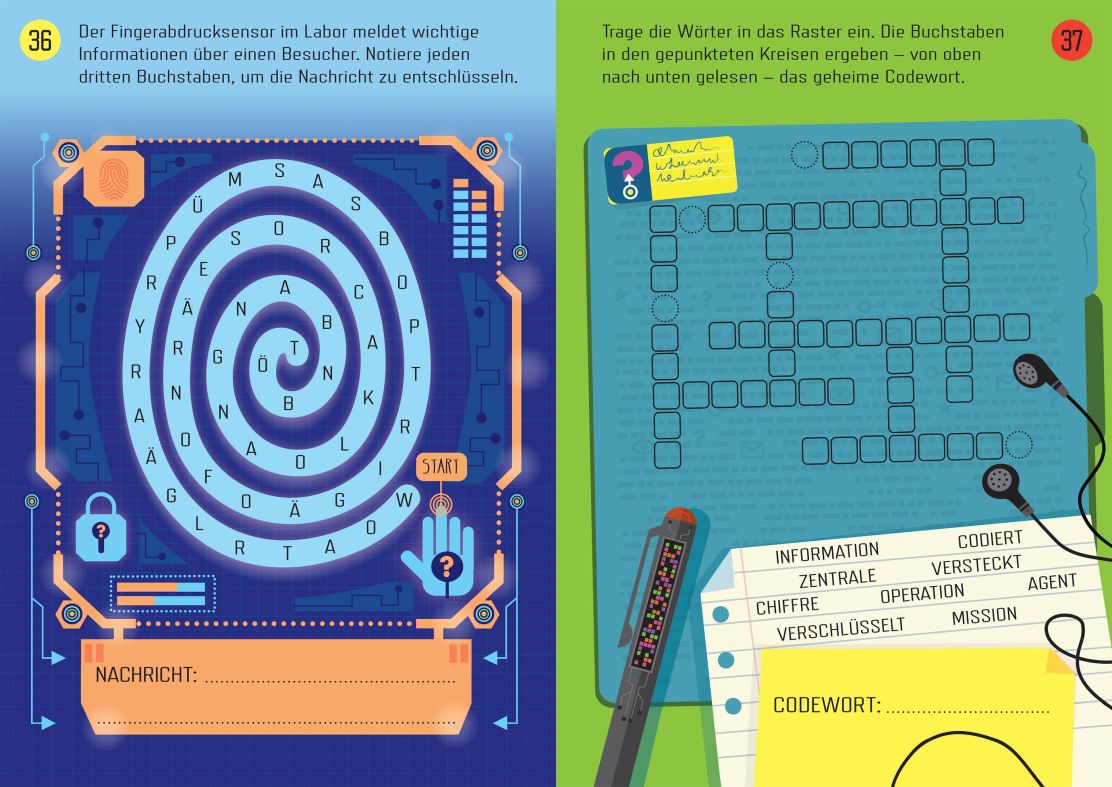 Usborne Top Secret! Das kniffelige Spionage-Rätselbuch
