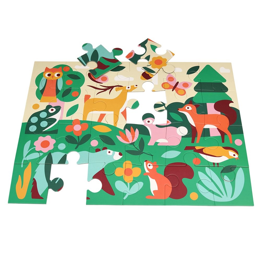 rex-london-fussboden-puzzle-woodland-2 Rex London Bodenpuzzle Woodland - Waldtiere