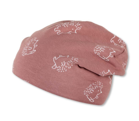 Sterntaler Baby Slouch Beanie Mütze in Burnt Sienna - Igel